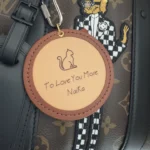 Custom 3D Leather Pet Portrait Keychain Bag charm 16 Custom 3D Leather Pet Portrait Keychain Bag charm photo review